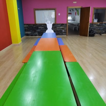 Mesas de colores